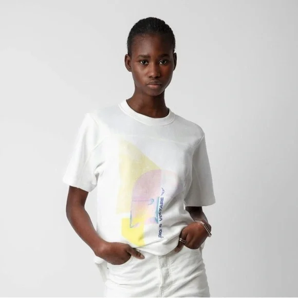 Bow Print T shirt Zadig& Voltaire - Picture 1 of 13